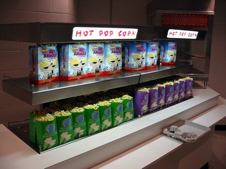 Miracle Twin Drive-In Theatre - Hot Pop Corn Ready To Go - Photo From Water Winter Wonderland